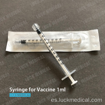 1 ml de jeringa desechable sin aguja